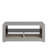 Modern Coffee Table with Wall-Mount Option, Grey & Travertine Color, 35.4 x 14.6 x 14.6 inches | 100% Melamine Coated Particle Board, Thickness: 0.7 inches | Numerous Shelves for Storage & Style, Elegant Design-871558746