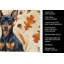 Serviette de cuisine noire et brun clair à motif d'automne héritage Pinscher-2083472351