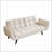 57 Inch Beige Sofa With Soft Cushions And Two Armrests, For Small Spaces And Enhanced Comfort-152135765