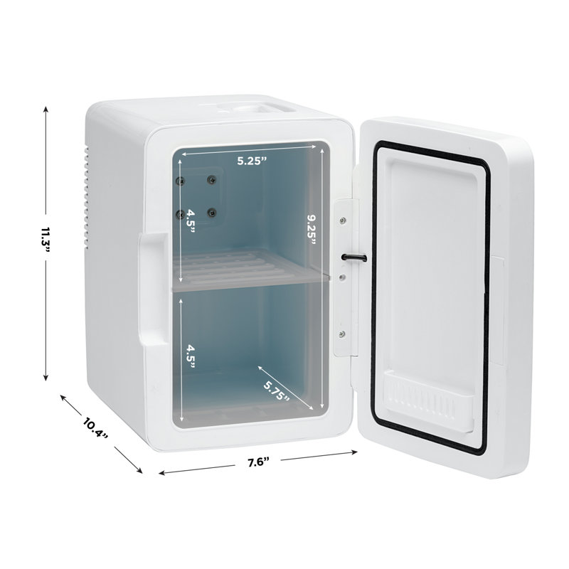 Chefman 0.21 Cubic Feet Portable Countertop Mini Fridge