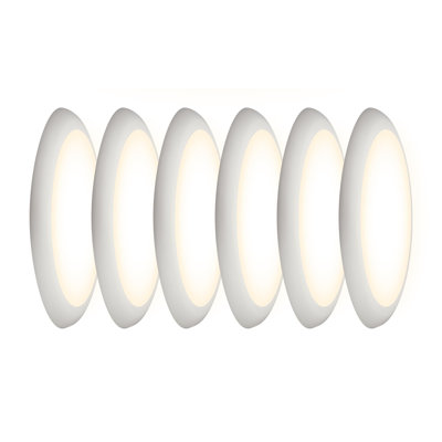 Plafonnier encastré 16 po à DEL - Plafonnier mince à intensité variable - Éclairage à DEL écoénergétique - Luminaire polyvalent facile à installer
