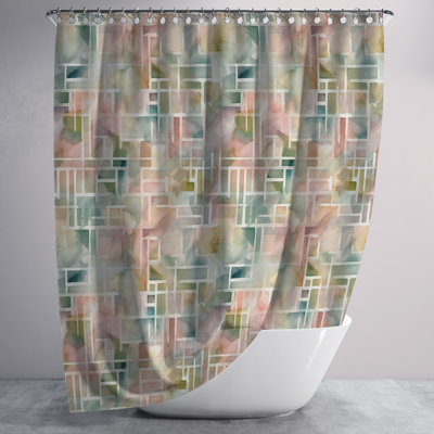 Cyson Abstract Shower Curtain