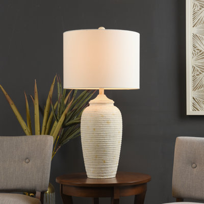 Anzie 32" Textured Resin Table Lamp