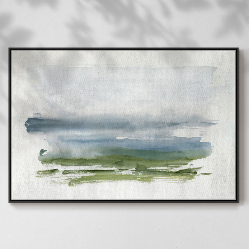 «Coastline Splash III», reproduction sur toile encadrée, Noir, H 17 po x l 25 po x P 2 po