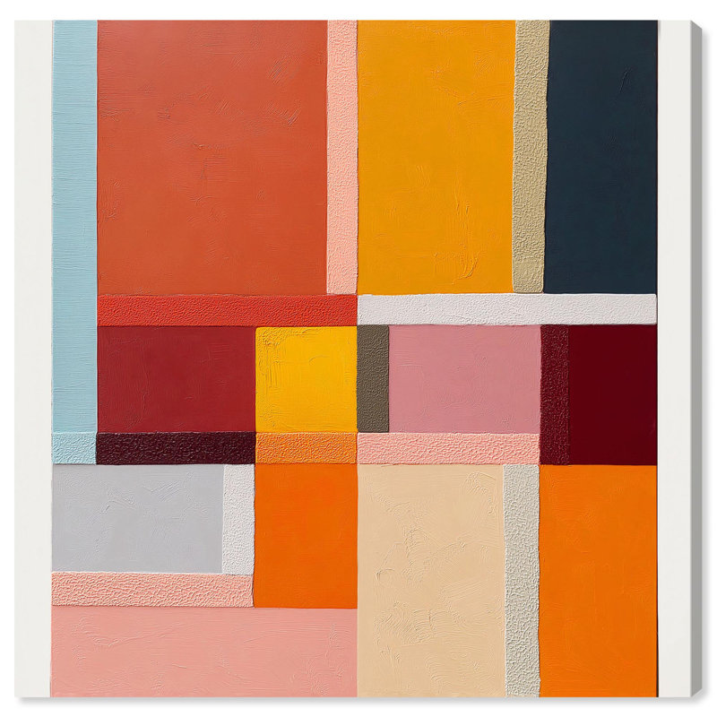 «Vibrant Repose III», reproduction d'art sur toile par Art Remedy, H 30 po x l 30 po, Toile tendue avec châssis