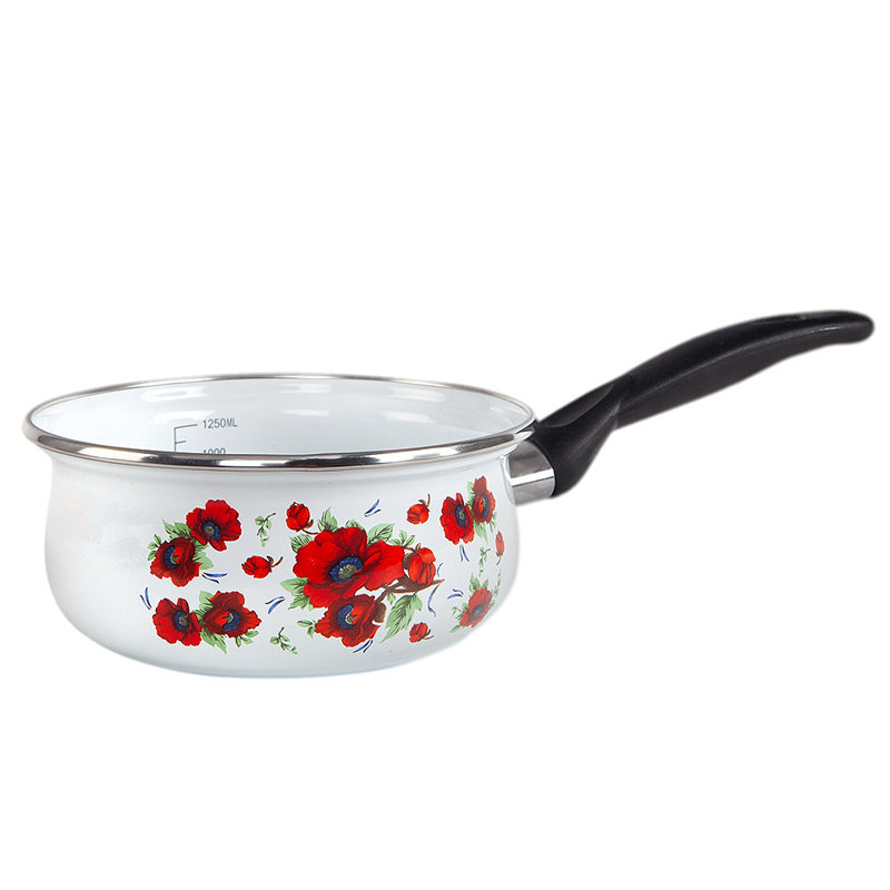 STP Goods 1,45 pte Casserole en aluminium émaillé