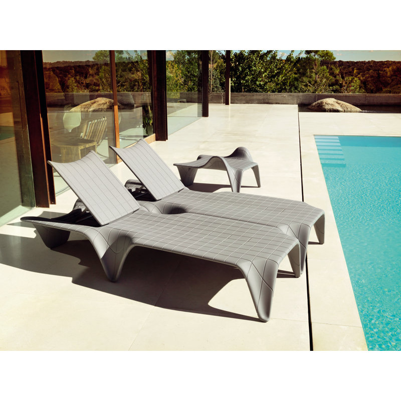 Outdoor Chaise Lounge, Steel