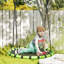 HOMCOM Metal Swing Seat with Chains