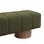 Banc rembourré Boucle, sans assemblage