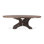 Rustic Revival Oval Solid Wood Dining Table