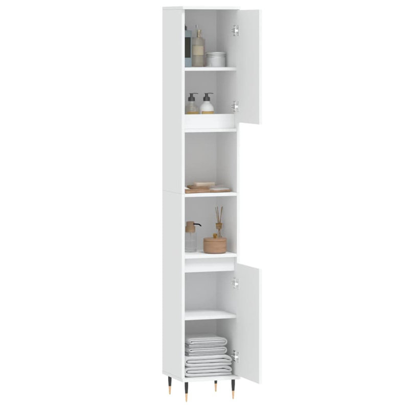 Bathroom Cabinet, White