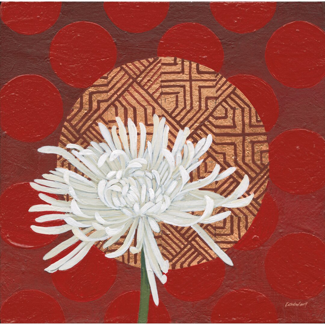 Leinwandbild Morning Chrysanthemum IV von Kathrine Lovell