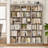 Huckins Standard Bookcase with Adjustable Shelves, 71.2" H x 63.4" W Modern Wood Storage Shelf-112500246