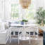 Charina Oval Marble Top Dining Table