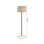 Lampe sur pied noire 1 lumière Blair Traditional-32246113