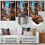 New York City Time Square Lights V - art mural en métal New York City-101153988
