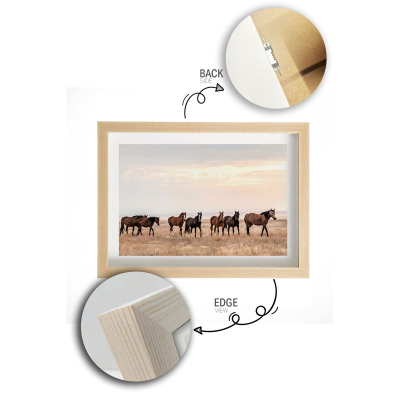 Decorative Framed MDF Painting