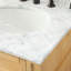 Rivers 24'' Single Bathroom Vanity with Carrara Marble Top-73359936