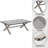 Rectangular Aluminum Outdoor Side Table-114222590