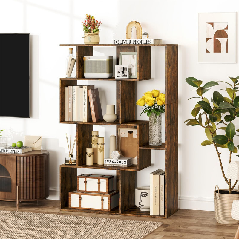 119cm H x 80cm W Standard Bookcase, Brown