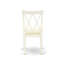 Ensemble de mobilier de salle à manger 5 pièces comprenant une table de cuisine carrée et 4 chaises en lin, blanc lin-1126533468