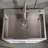 24In Stainless Steel Washing Sink W/ Faucet Hoses And Drain Head Only(Update)