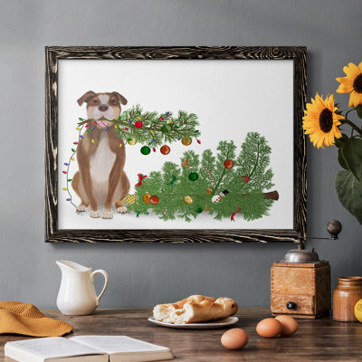 «Christmas Des Broken Tree», reproduction d'art sur toile