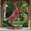 Statue de cheval cabré de 51 cm de haut, figurine d'étalon dynamique, sculpture décorative pour salon, bureau, cadeau idéal pour une pendaison de crémaillère ou la fête des pères