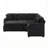 L-shaped Sectional Sofa Bed with Pull-Out Sleeper and Hidden Storage for Living Rooms-2111281726