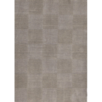 Hand-Knotted High-Quality Gray Area Rug