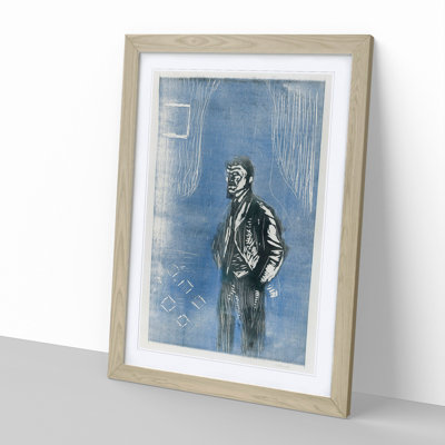 Self-Portrait by Edvard Munch - Picture Frame Painting