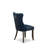 3 Piece Dinette Set for Small Spaces Includes a Square Dining Table and 2 Polyester Fabric Padded Chairs, Antique Walnut-91898347