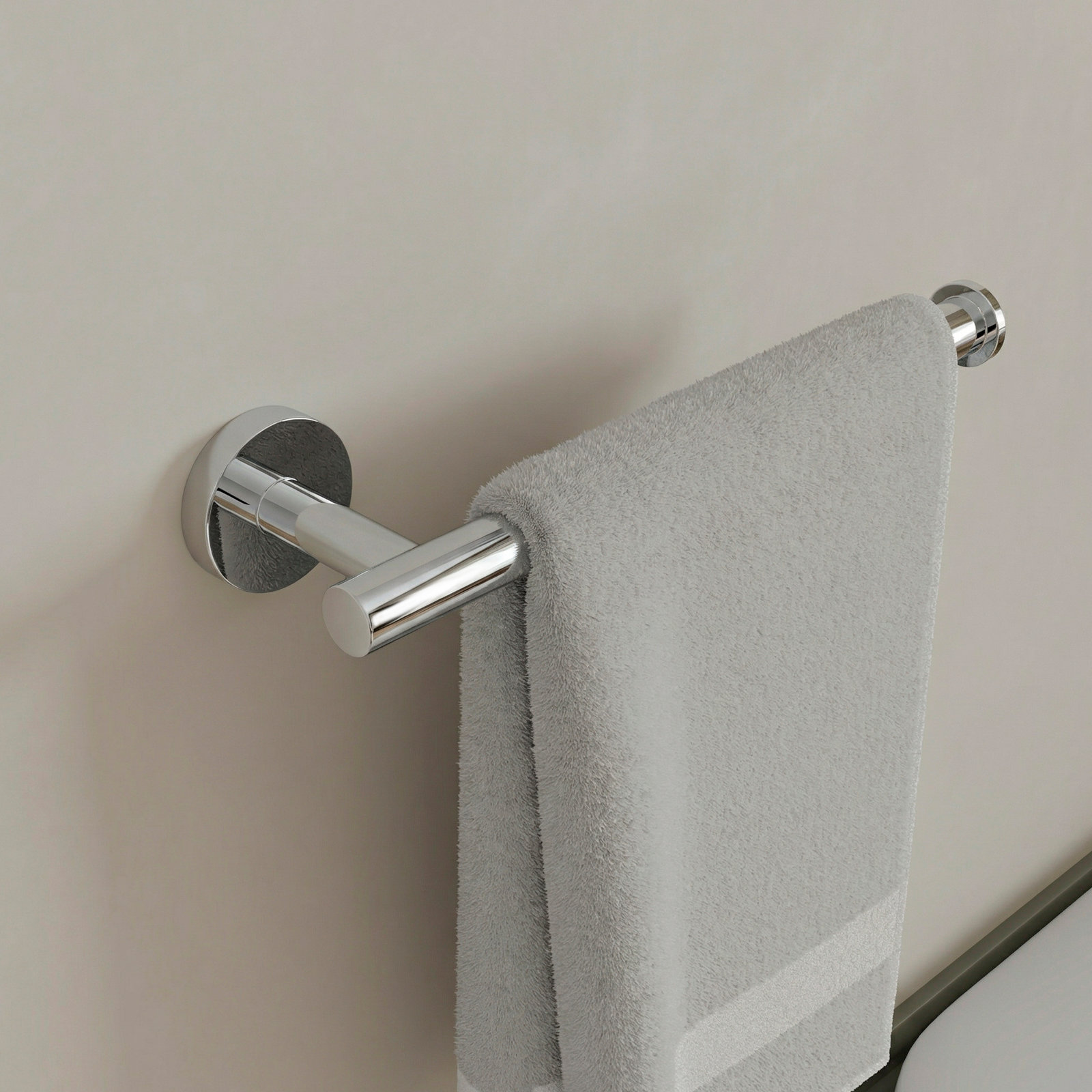 4-Piece Bathroom Hardware Set, Chrome