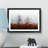 Tree Fog in Switzerland in Abstract - Picture Frame Graphic Art Print-55767792-55767793
