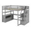 Lit mezzanine double avec bureau et tablettes-1244793371