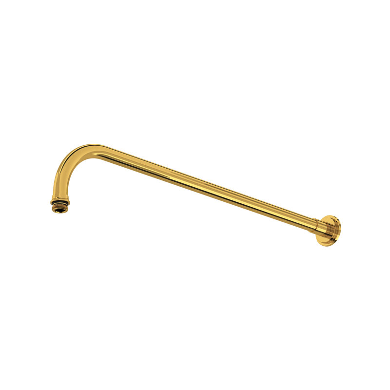 Armstrong™ 20" Reach Wall Mount Shower Arm, Unlacquered Brass