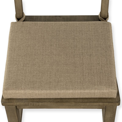 Birch Lane Turbo 2" Textured Solid Dining Chair Seat Pad with Ties - 14 Colors Available!