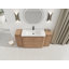Meuble-lavabo autoportant 64 po avec lavabo en céramique blanche 64 po-220222785