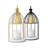 Candle Warmer Lamp, Auto Shut Off And Brightness Heat Level Control With Timer And Dimmable Switch, Top-Down Candle Melting With Marble Base And 2 Bulbs(Gold)