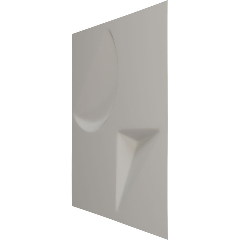 11 7/8"W x 11 7/8"H Apollo EnduraWall Decorative 3D Wall Panel, Metallic Gold Rush (Covers 0.98 Sq. Ft.), Argent argent