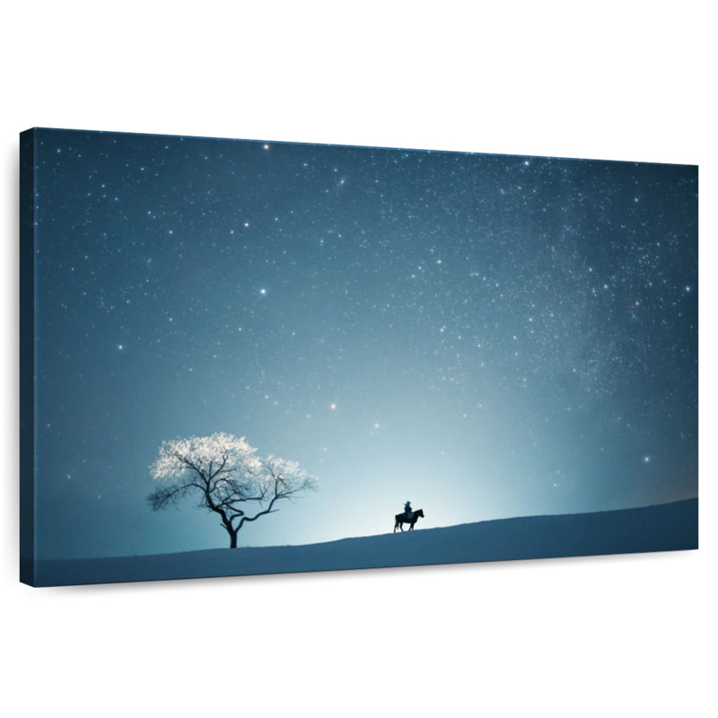 Une nuit étoilée II, H 24 po x l 36 po