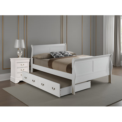 Ensemble de chambre à coucher avec lit gigogne 2 pièces Sayre