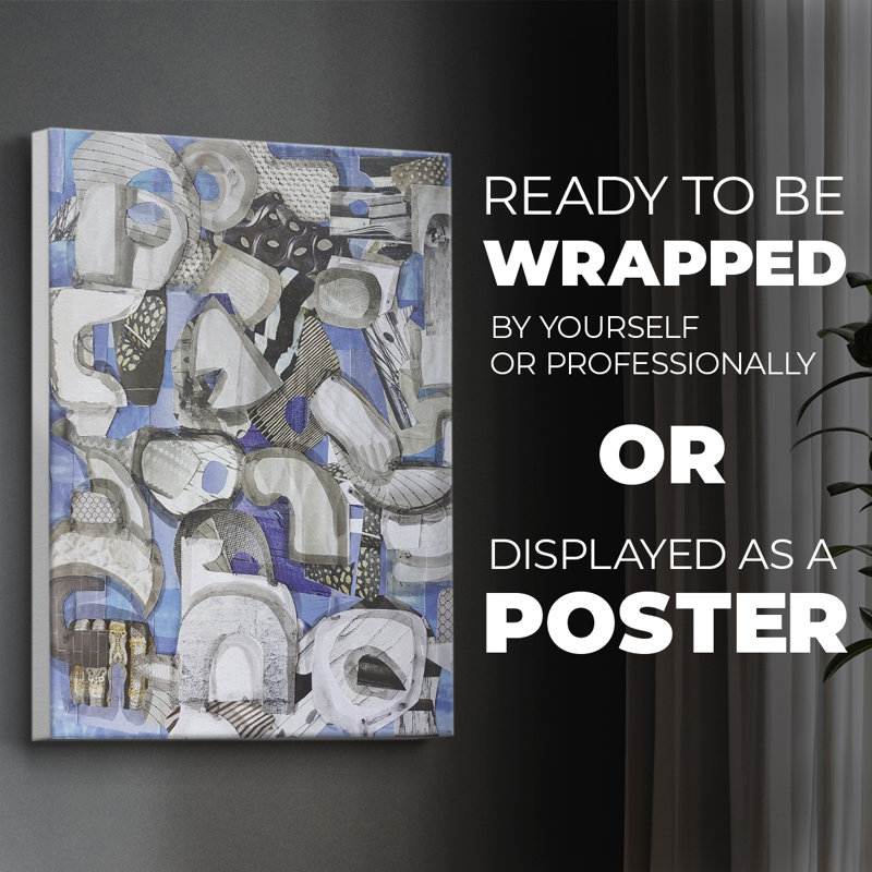 Port méditerranéen I - Impression sur toile seulement - NON-CADRE, H 18 po x l 12 po