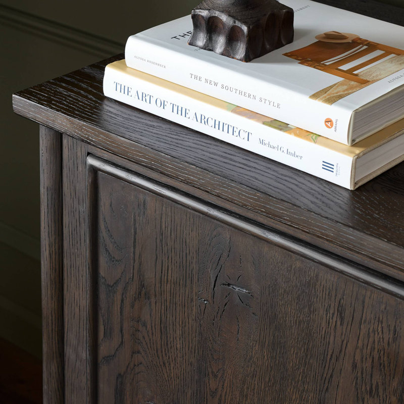 Bari Sideboard, Smoked Black Resawn Oak