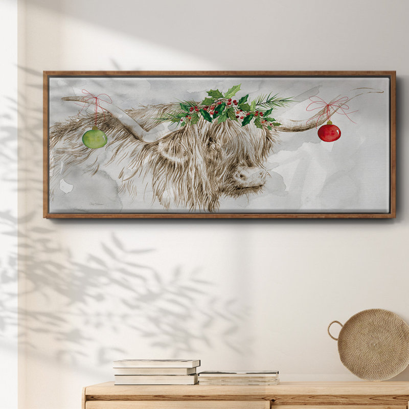 Highland Holidays- Framed Canvas