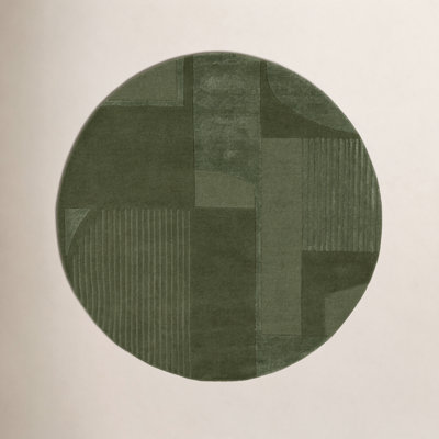 Mesmer Hand-Tufted Geometric Wool Rug