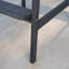 Outdoor Acacia Wood Adirondack Barstools, Set Of 2, Dark Grey