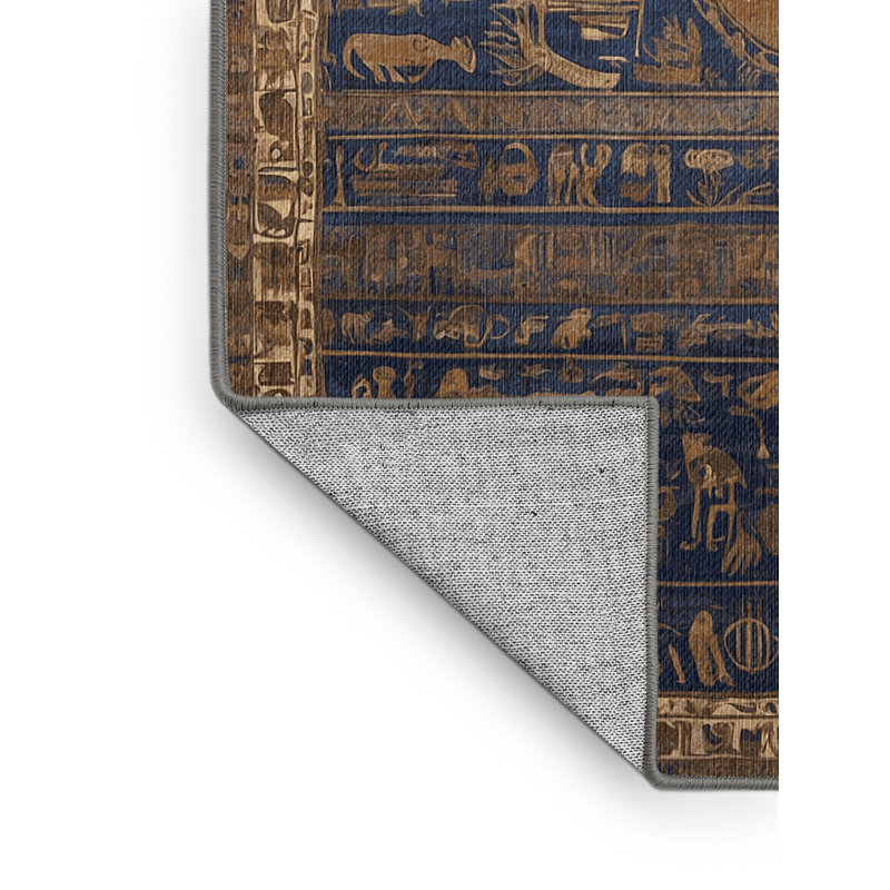 Tapis gris lavable à la machine, Rectangle 8 pi x 12 pi