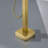 Topcraft Single Handle Floor Mounted Freestanding Tub Faucet with Handheld Shower，Brushed Brass-69763905