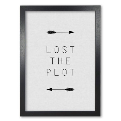 Lost The Plot Arrow - Print
